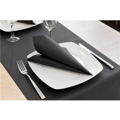 SERVIETTES 55 G/M2 45x45 CM NOIR AIRLAID (700 UNITÉS) - REF. 181.90 - Image 4