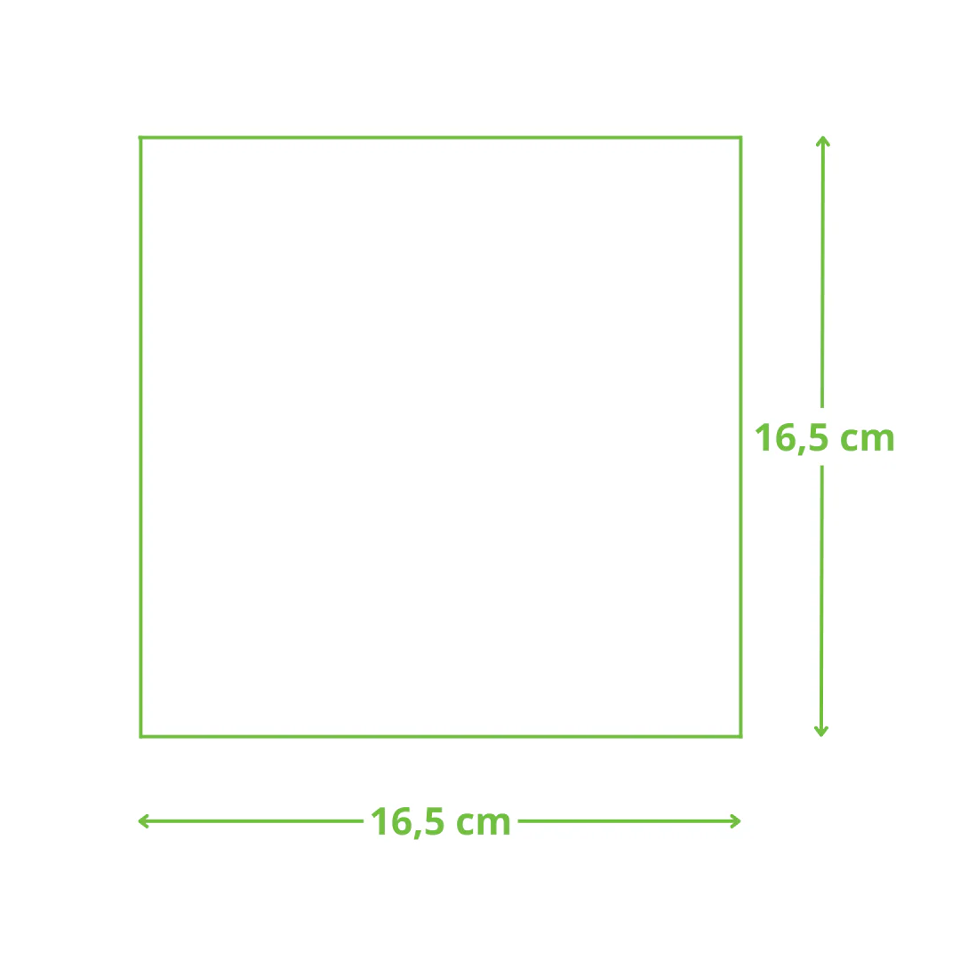 Serviettes blanches 2 plis 33x33 - Image 5