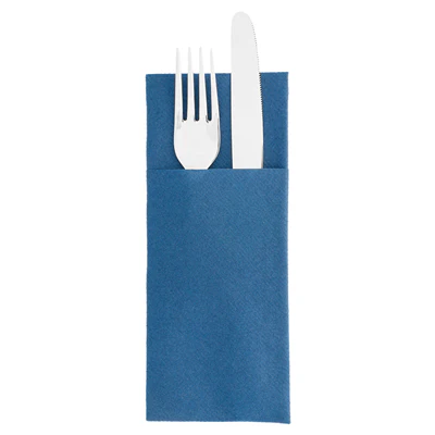 SERVIETTES "CANGURITO" 55 G/M2 33x40 CM BLEU MARINE AIRLAID (700 UNITÉS) - REF. 213.89