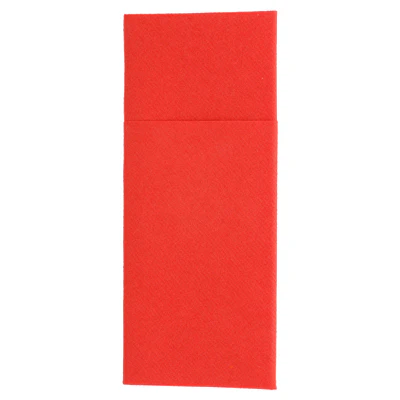 SERVIETTES "CANGURITO" 55 G/M2 33x40 CM ROUGE AIRLAID (700 UNITÉS) - REF. 213.82 - Image 2