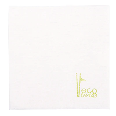 SERVIETTES LIKE LINEN - ECO BAMBOO 70 G/M2 20x20 CM BLANC SPUNLACE (3600 UNITÉS) - REF. 232.32
