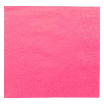 SERVIETTES ECOLABEL 2 PLIS 18 G/M2 39x39 CM FUCHSIA OUATE (1600 UNITÉS) - REF. 153.39