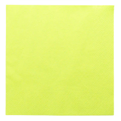 SERVIETTES ECOLABEL 2 PLIS 18 G/M2 39x39 CM VERT ANIS OUATE (1600 UNITÉS) - REF. 152.57