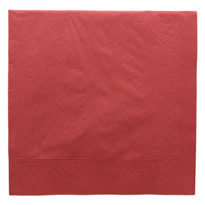 SERVIETTES ECOLABEL 4 PLIS 'QUATTRO' 21 G/M2 45x45 CM BORDEAUX OUATE (750 UNITÉS) - REF. 143.64