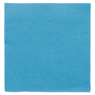 SERVIETTES ECOLABEL DOUBLE POINT 18 G/M2 20x20 CM BLEU TURQUOISE OUATE (2400 UNITÉS) - REF. 153.97