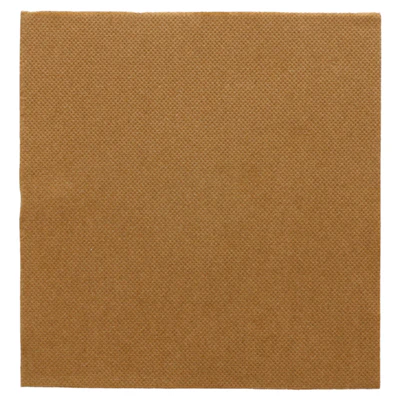 SERVIETTES ECOLABEL DOUBLE POINT 18 G/M2 33x33 CM HAVANE OUATE (1200 UNITÉS) - REF. 166.45