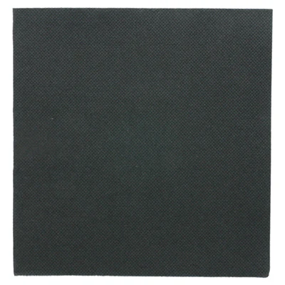 SERVIETTES ECOLABEL DOUBLE POINT 18 G/M2 33x33 CM NOIR OUATE (1200 UNITÉS) - REF. 101.85