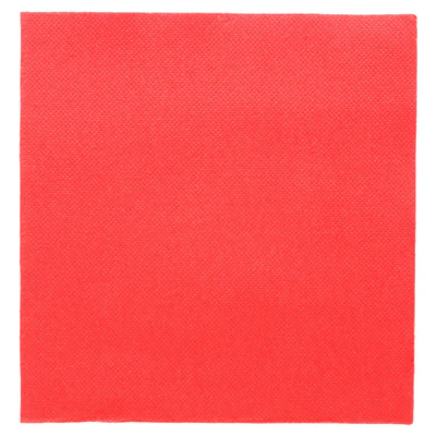 SERVIETTES ECOLABEL DOUBLE POINT 18 G/M2 33x33 CM ROUGE OUATE (1200 UNITÉS) - REF. 166.42