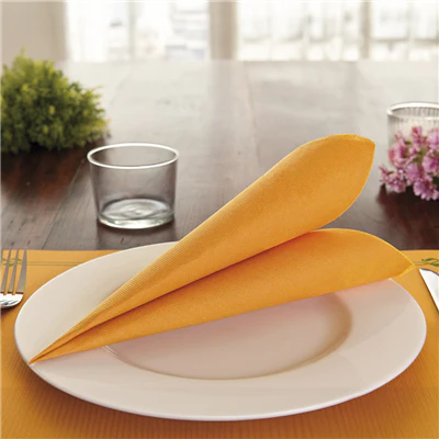 SERVIETTES ECOLABEL DOUBLE POINT 18 G/M2 39x39 CM CLEMENTINE OUATE (1200 UNITÉS) - REF. 131.98 - Image 4
