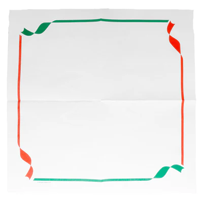 SERVIETTES ECOLABEL DOUBLE POINT 'TRATTORIA' 18 G/M2 40x40 CM BLANC OUATE (1200 UNITÉS) - REF. 166.74 - Image 2