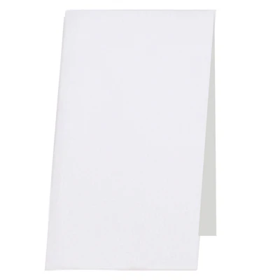 SERVIETTES ESSUIE-MAINS FLUSHABLES 50 G/M2 30x40 CM BLANC CELLULOSE (900 UNITÉS) - REF. 214.00