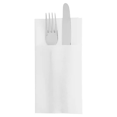 SERVIETTES KANGOUROU 45 G/M2 40x40 CM BLANC AIRLAID (700 UNITÉS) - REF. 228.16