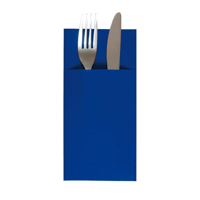 SERVIETTES KANGOUROU 55 G/M2 40x40 CM BLEU MARINE AIRLAID (700 UNITÉS) - REF. 191.34