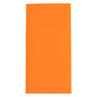 SERVIETTES KANGOUROU 55 G/M2 40x40 CM MANDARINE AIRLAID (700 UNITÉS) - REF. 191.29 - Image 2