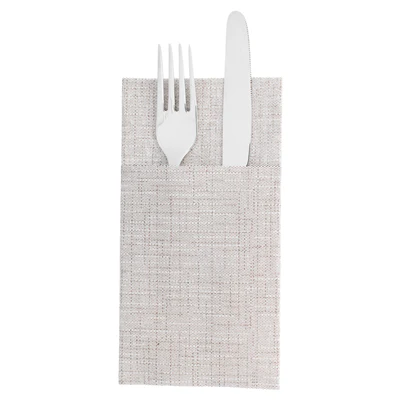 SERVIETTES KANGOUROU 'DRY COTTON' 55 G/M2 40x40 CM CHOCOLAT AIRLAID (700 UNITÉS) - REF. 228.12