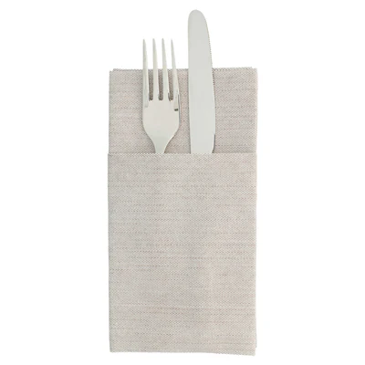 SERVIETTES KANGOUROU LIKE LINEN 70 G/M2 40x40 CM CHOCOLAT SPUNLACE (700 UNITÉS) - REF. 203.92