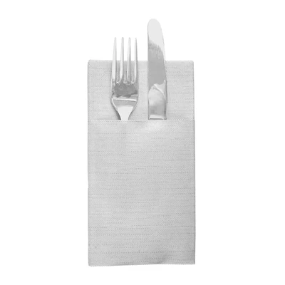 SERVIETTES KANGOUROU LIKE LINEN 70 G/M2 40x40 CM GRIS SPUNLACE (700 UNITÉS) - REF. 230.58 - Image 2