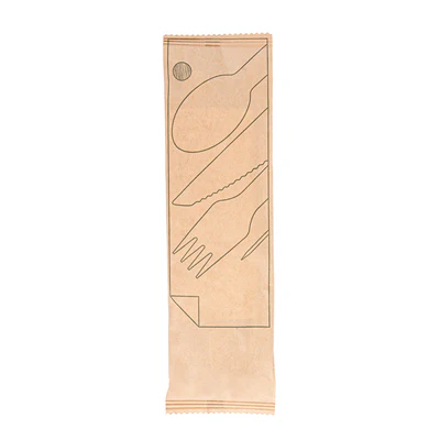SET 5/1 COUVERTS +SERVIETTE +CURE-DENTS WOOD 'MAKAN' 16 CM NATUREL BOIS (200 UNITÉS) - REF. 220.21 - Image 2