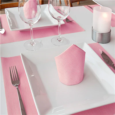 SETS DE TABLE 'DRY COTTON' 55 G/M2 30x40 CM FUCHSIA AIRLAID (800 UNITÉS) - REF. 195.62 - Image 2