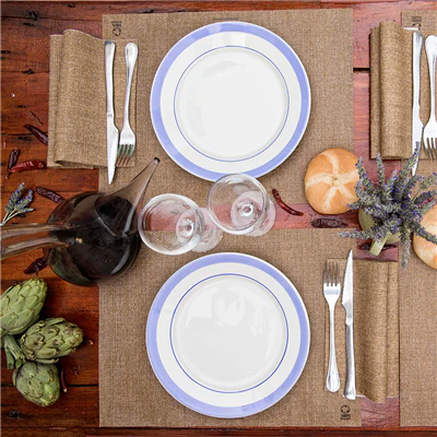 SETS DE TABLE FEEL GREEN 'ARPILLERA' 48 G/M2 30x40 CM NATUREL PAPIER RECYCLÉ (2000 UNITÉS) - REF. 214.13 - Image 2
