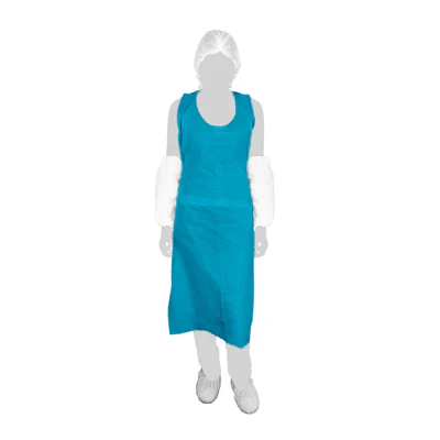 TABLIERS AU DÉTAIL 25µ 76x122 CM BLEU LDPE (100 UNITÉS) - REF. 165.06