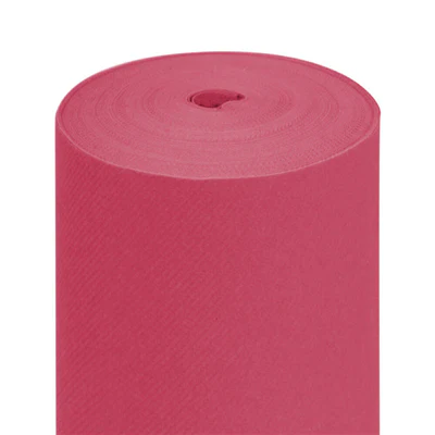"TÊTE-À-TÊTE" PRÉDECOUPÉ 120CM (20 FEU.) 55 G/M2 0,40x24 M FUCHSIA AIRLAID (6 UNITÉS) - REF. 154.45