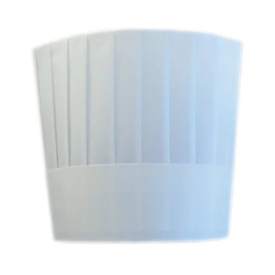 TOQUES AJUSTABLES CLASSIQUES 23 CM BLANC AIRLAID (10 UNITÉS) - REF. 155.16