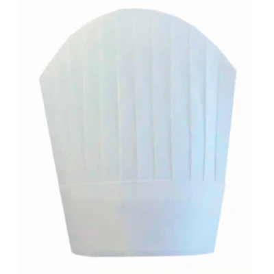TOQUES DE CHEF À CALOTTE ARRONDIE 26 CM BLANC AIRLAID (10 UNITÉS) - REF. 155.15