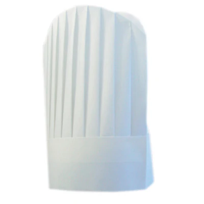 TOQUES DE CHEF À CALOTTE ARRONDIE 31 CM BLANC AIRLAID (10 UNITÉS) - REF. 155.19