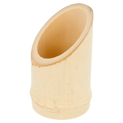 TUBES TRONQUÉS BAMBOO Ø 5/5,5x9 CM NATUREL BAMBOU (100 UNITÉS) - REF. 142.43