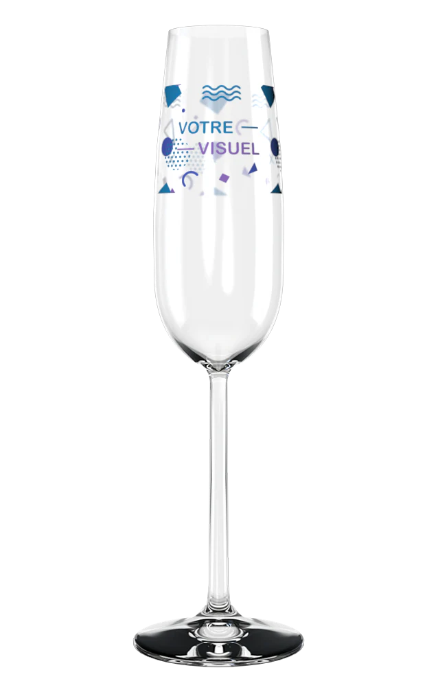 Flûtes à champagne personnalisées 22 cl