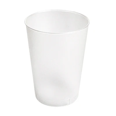 VERRES RÉUTILISABLES 100 ML Ø 5,4/4x7,7 CM TRANSPARENT PP (1400 UNITÉS) - REF. 257.64