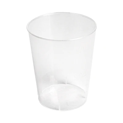 VERRES RÉUTILISABLES 20/40 ML Ø 4,1/3,2x5,1 CM TRANSPARENT PP (2000 UNITÉS) - REF. 257.63